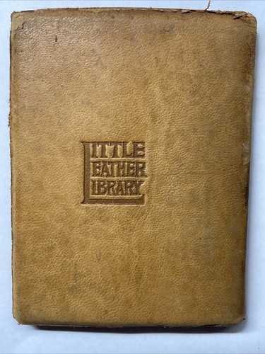 Little Leather Library A CHRISTMAS CAROL by CHARLES DICKENS Real Leather - Foto 2 di 10