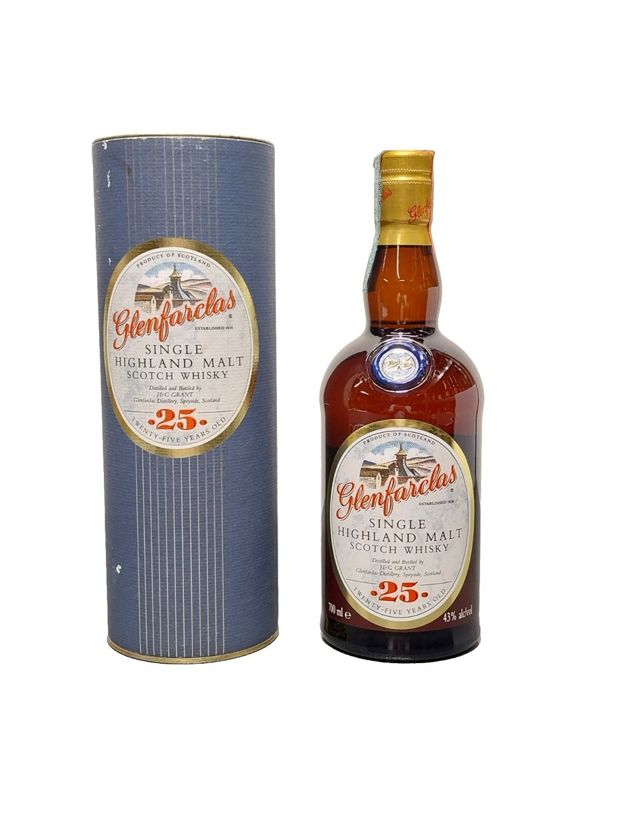 Whisky Glenfarclas 25 Years Old Single Highland Malt anni 90 bott