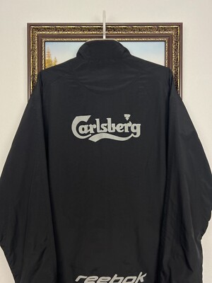 Vintage Reebok Liverpool Football Jacket Soccer Track Top Mens