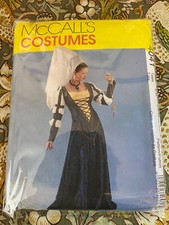 McCall 4041 Renaissance, Medieval Gown and Hat Pattern, sizes 14-20