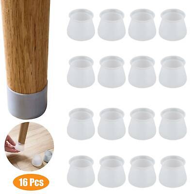 16pcs/Set Chair Leg Silicone Caps Pad Furniture Table Feet Cover Floor Protector