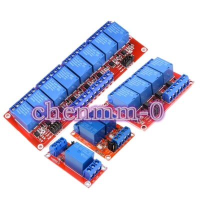 1PCS 1/2/4/8 channel 5V12V24V relay 9V high and low level development board #YT