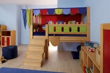 Hochwertiges de Breuyn Hochbett Ritter (Inkl. div. Dekoartikel)