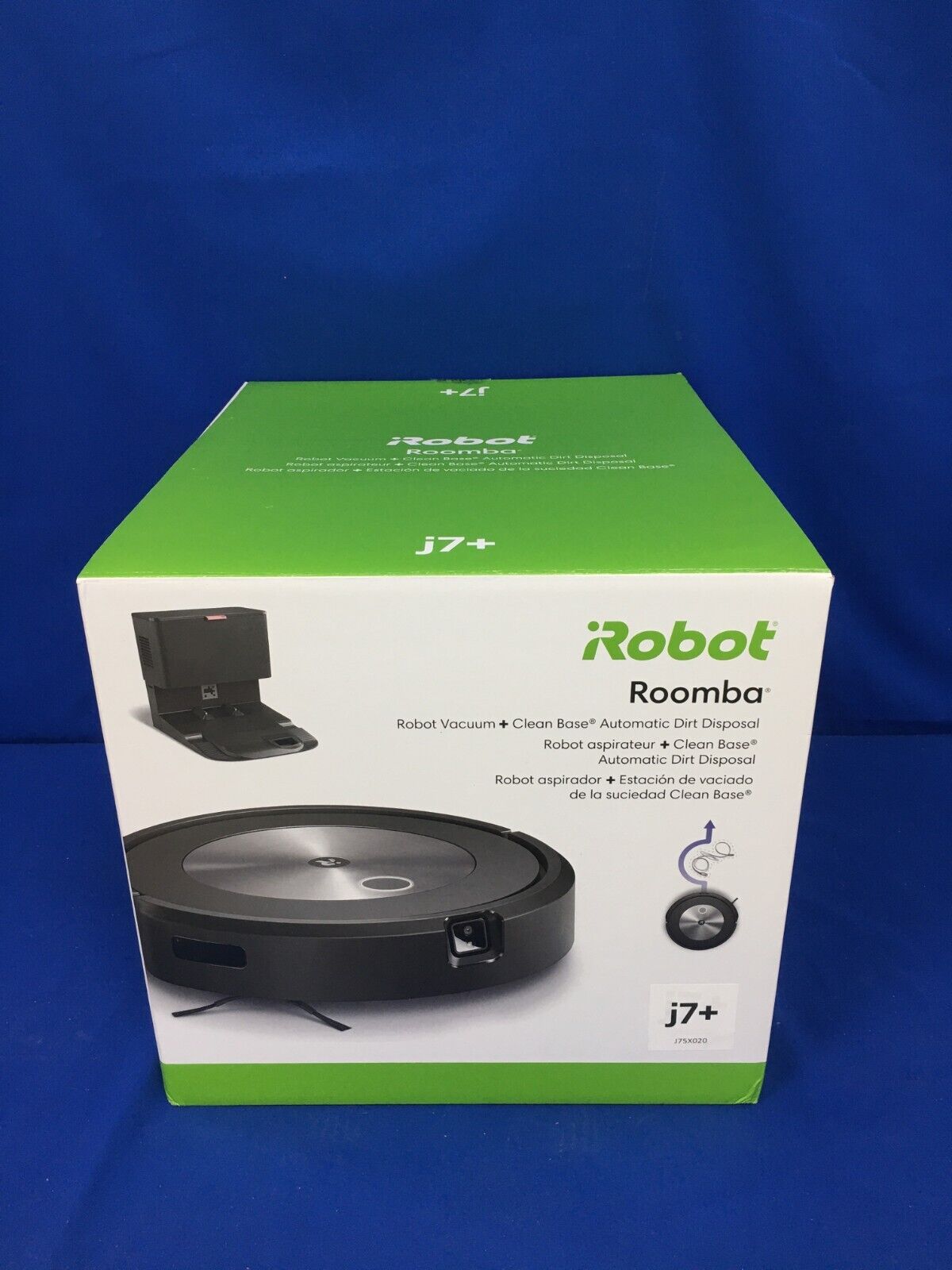 iRobot Roomba j7+ Wi-Fi Robot Vacuum Cleaner with Clean Base - J75X020 for  sale online