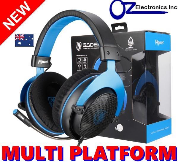 SADES MPOWER PS4 Xbox One Nintendo SWITCH Gaming Headset Mic Chat Genuine NEW GD