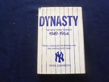 1975 DYNASTY NY YANKEES HARDCOVER BOOK - INSCRIBED BY PETER GOLENBOCK - KD 8537