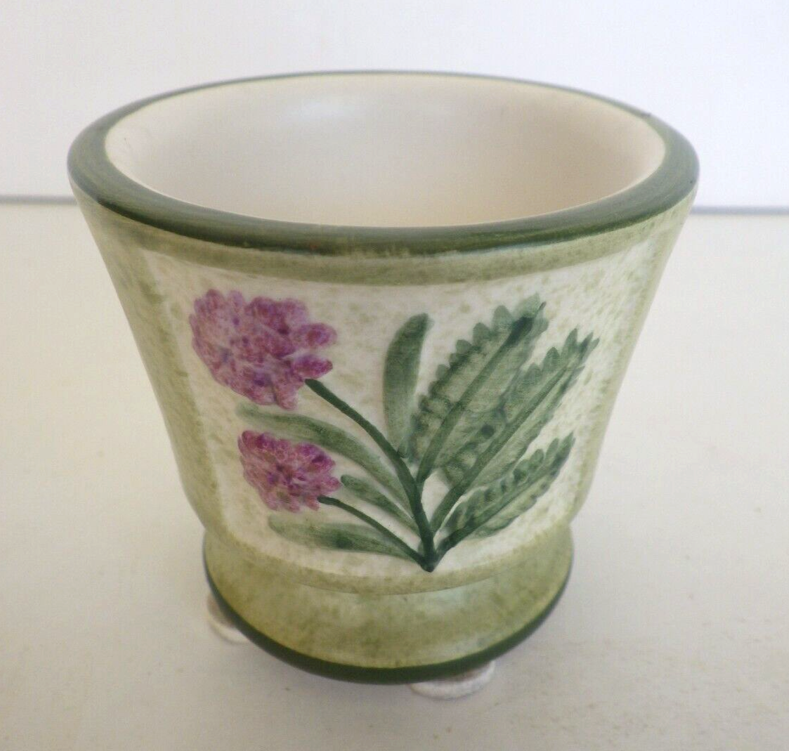 Yankee Candle Ceramic Small Tea Light Candle Holder Floral Motif 2 1/4