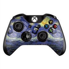 Skins Decal Wrap for Xbox One / One S Controller Tardis Starry Night