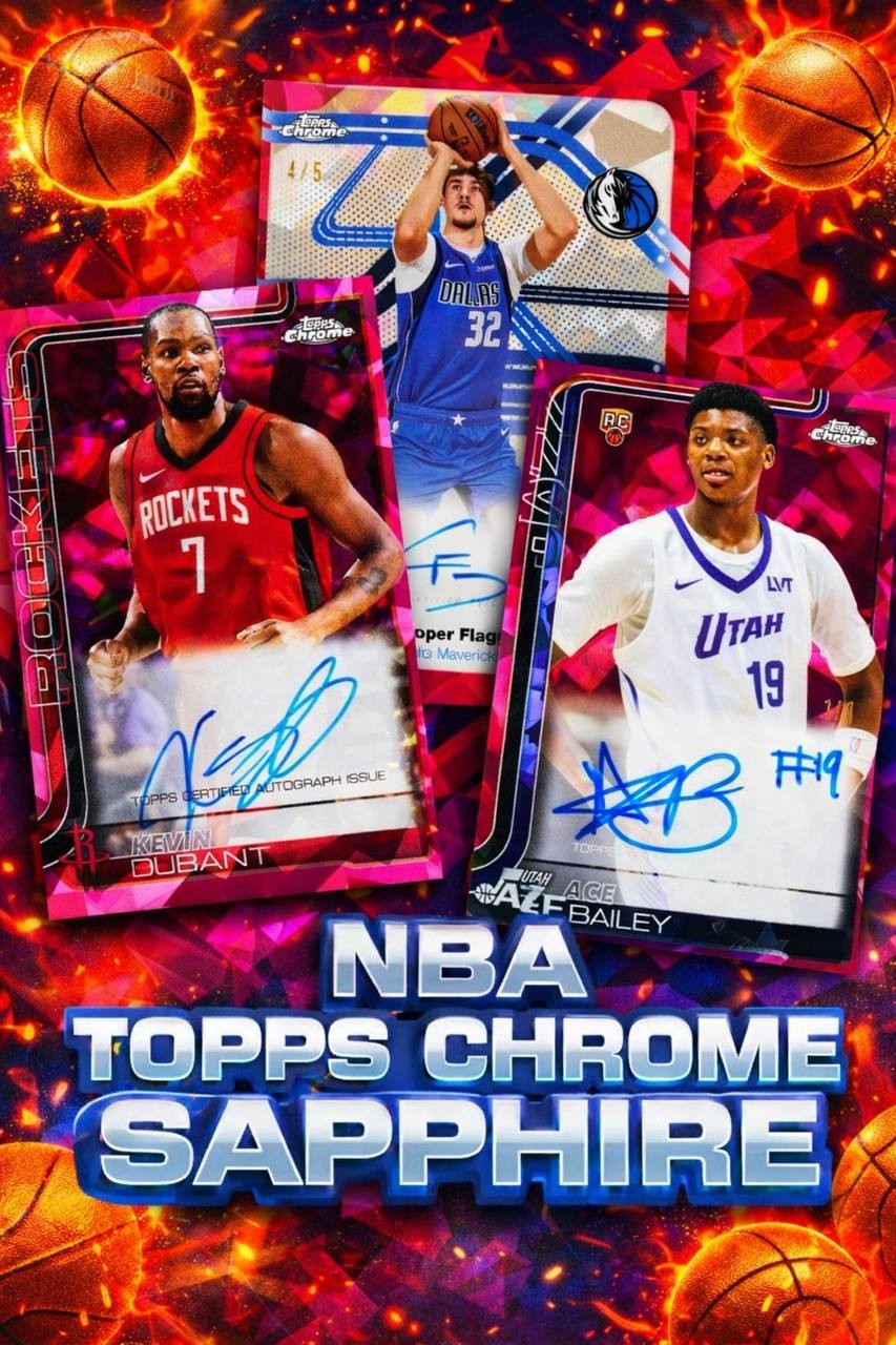 #019 - 1 BOX NBA BREAK - 1 TOPPS SAPPHIRE 2025/26 - RANDOM TEAM #5 | eBay