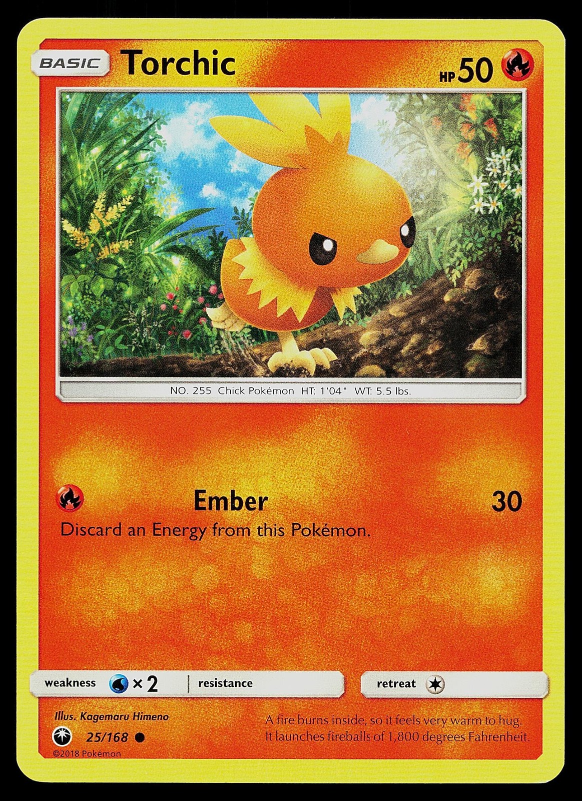 Pokemon Card Celestial Storm Torchic 25/168 Common