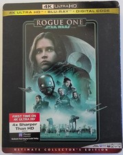NEW ROGUE ONE: A STAR WARS STORY 4K ULTRA HD BLU RAY  RARE OOP SLIPCOVER SLEEVE