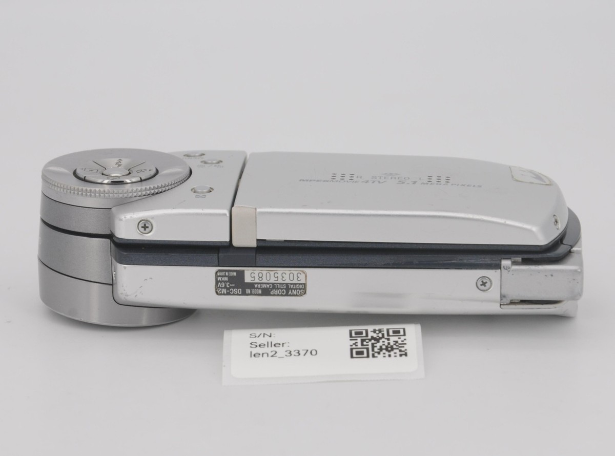 Sony Cyber-shot DSC-M2 5.1MP Digital Camera - Silver for sale