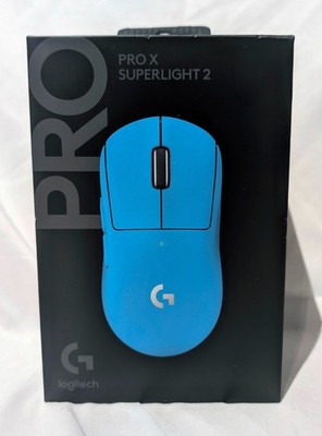 Logitech G PRO X Superlight 2 44k-DPI Wireless Optical Gaming Mouse Cyan - NEW