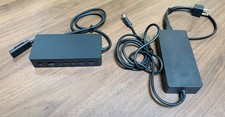MICROSOFT MODEL 1661 SURFACE DOCKING STATION DOCK WITH MODEL 1749 POWER ADAPTER