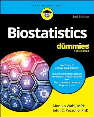 Biostatistics For Dummies by Monika Wahi NEW BOOK