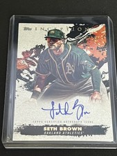 2021 Topps Inception #RESA-SB Seth Brown Rookies & Emerging Stars Auto #/249