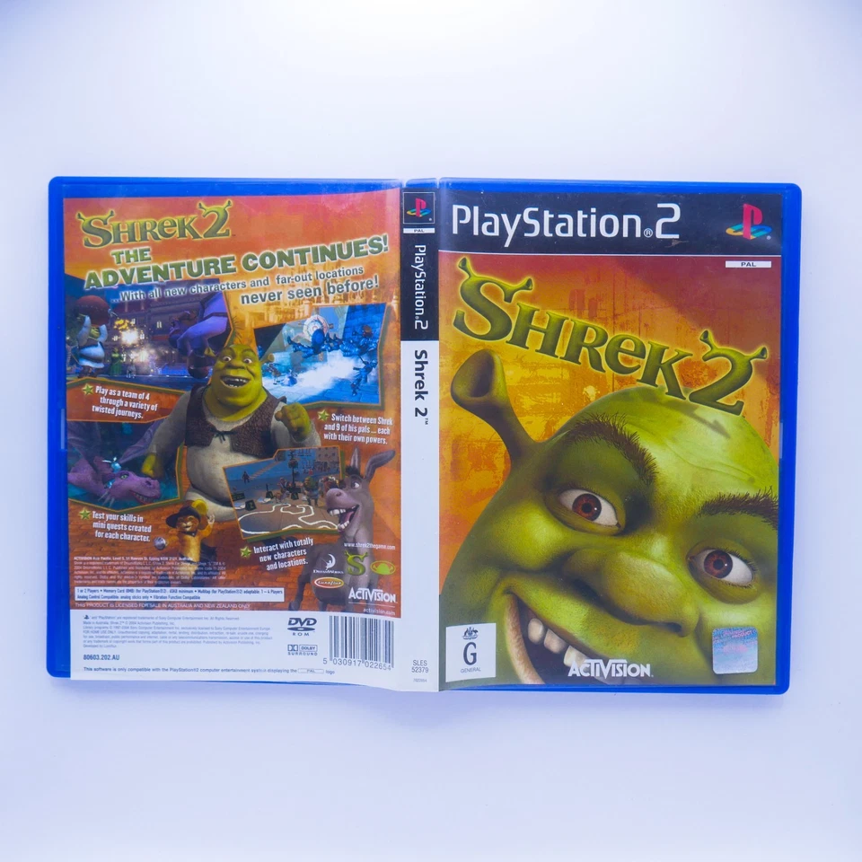 Shrek 2 - PlayStation 2 PS2 PAL - Complete w/Manual - Free Postage - Image 4 of 4