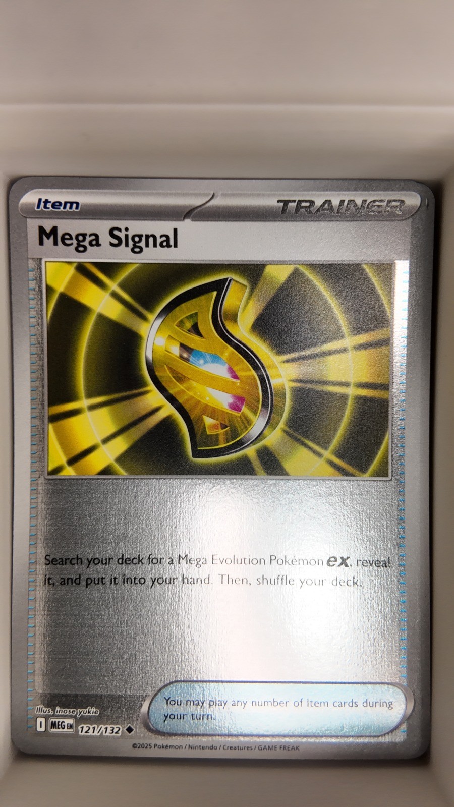 Mega Signal - 121/132 Reverse Holo POKEMON ME01: Mega Evolution ENG LP