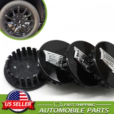 4PCS For ATS CT6 CTS XTS XT4 XT5 XT6 Black Silver Center Hub Caps Wheel 2 5/8"