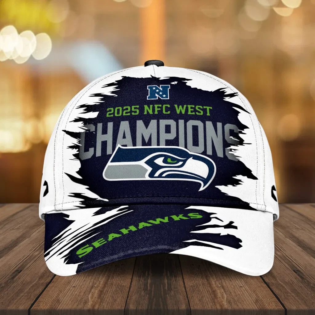 Seahawks 2025 NFC West Champions Classic Cap