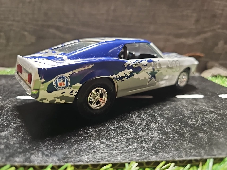 De colección 1998 Ertl 1969 Ford Mustang Boss 302 escala 1:24 diecast coche banco sin caja Foto 3 de 4