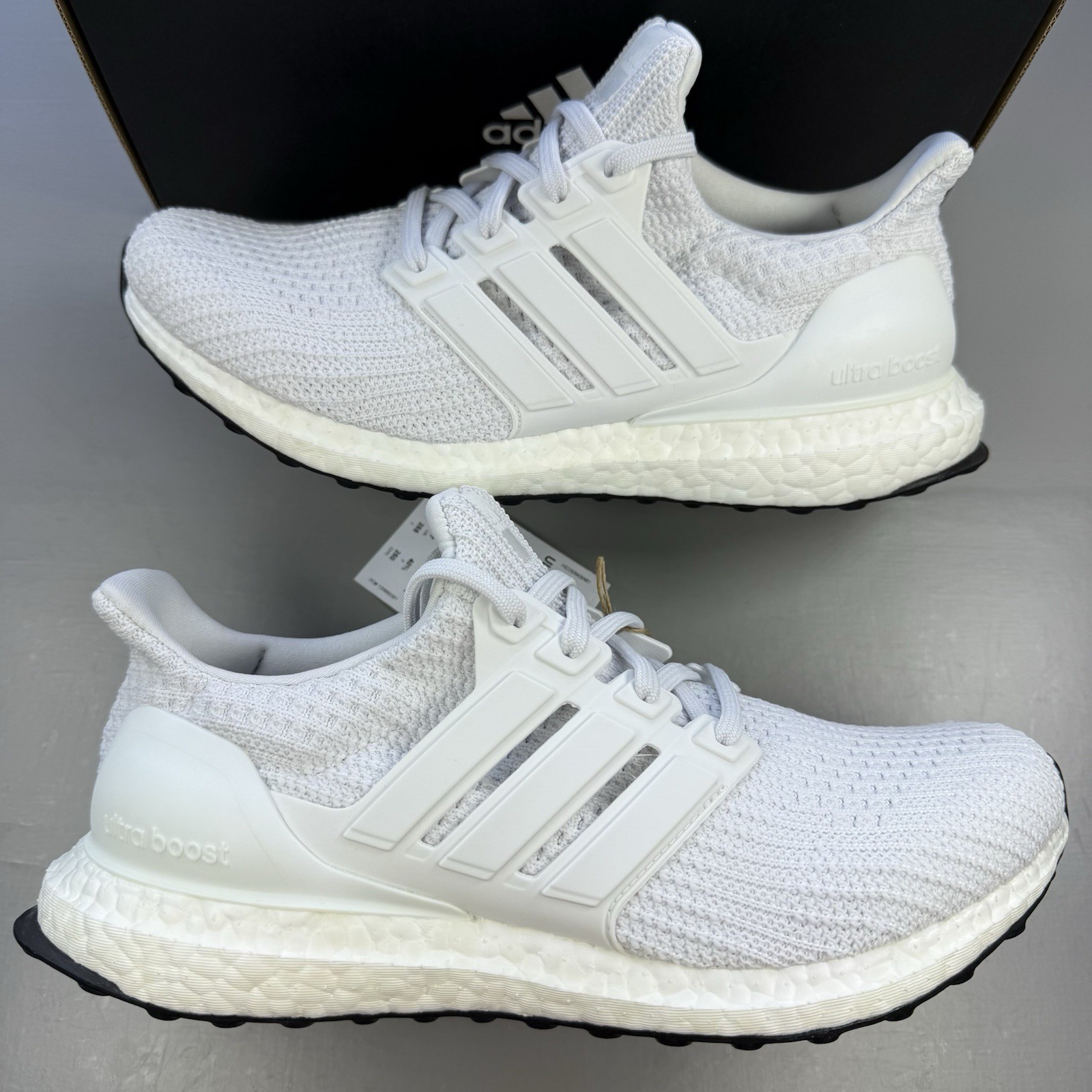 Size 7 - adidas Ultra Boost 4.0 DNA Cloud White Core Black Trainers FY9120 image 7