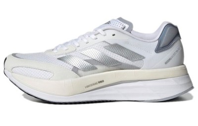 adidas Adizero Boston 10 White Silver Metallic 2021 - GY0907