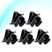  5 Pcs Golf Club Clip Accessory Holder for Bag Putter Clamp Pole Rack