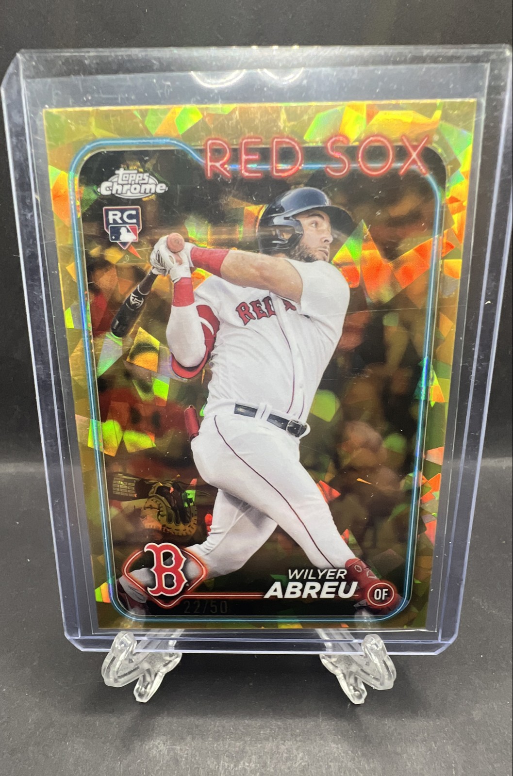2024 Topps Chrome Sapphire Edition - Wilyer Abreu #672 Gold /50 (RC)
