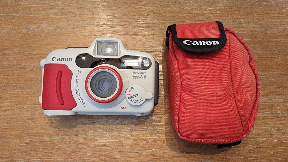 Weatherproof Canon Sure Shot WP-1 35mm Point & Shoot Film Camera