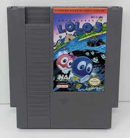 Adventures of Lolo 3 (Nintendo NES, 1991) Complete w/ Box & Manual - Tested!