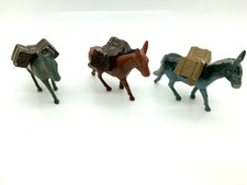 UNBRANDED TOY SOLDIERS THREE PACK MULES 54MM UNBOXED