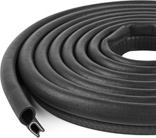 Automotive Door Weather Stripping 20Ft Car Door Rubber Edge Trim Seal Strip Gask