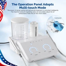 Dental Ultrasonic Scaler Air Polisher Sandblasting 2 in 1 Perio Therapy System
