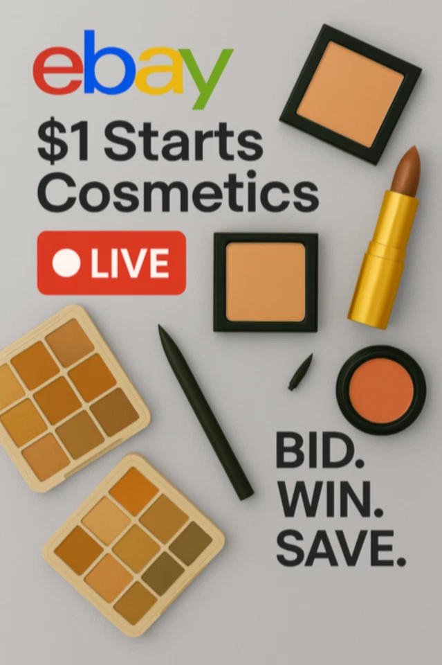 $1 Starts High end Luxury Cosmetics