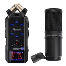 Zoom H6essential 6-Track 32-Bit Float Handy Recorder, Bundle with ZDM-1 Dynamic