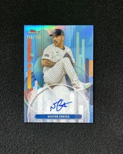 2025 Topps Finest Sky Blue #FA-NC Nestor Cortes Auto 110/150 Yankees QI95