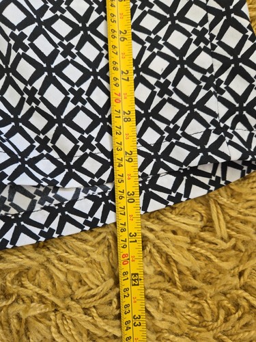 Boohoo Size 12 Playsuit- Black & White, Geometric Pattern, Sleeveless (167) - Picture 11 of 11