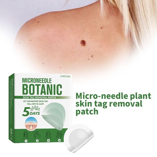 Microneedles Botanical Skin Tag Removal Patch - Quick Acting - 9pcs/Box - Picture 7 of 23
