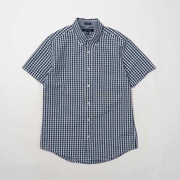 Men Tommy Hilfiger Shirt White Cotton 38 / M / 46 #3117