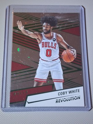 2024-25 Panini Revolution - Coby White #95 Green Cosmo /75