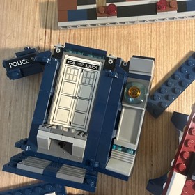 LEGO Ideas Doctor Who TARDIS Police Box Build Display Piece Retired Multi Pieces