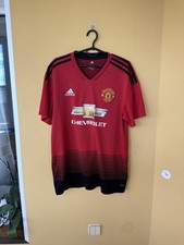 MANCHESTER UNITED 2018 2019 HOME SHIRT FOOTBALL SOCCER ADIDAS CG0040 MENS SIZE L