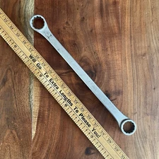 Nice Vintage Blue Grass Double Box End Wrench 1-1/8" x 1-1/16" Made in USA