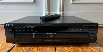 Sony CDP-CE335   5-fach CD-Wechsler   Disc Ex-Change System   Fernbedienung