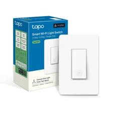 TP-Link Smart Switch, Single-Pole/3-Way/4-Way, Matter Compatible, Energy Moni...