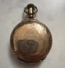 Elgin Full Hunter Gold Filled Pocket Watch, Manual Wind, White Roman Dial