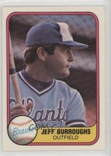 1981 Fleer Jeff Burroughs #245 1g9