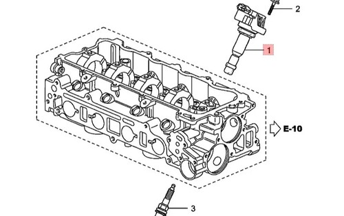 30520-PWC-S01 Ignition Coil For Honda 2007-2008 1.5L Outboard Engine 2007-2008 - Picture 7 of 7