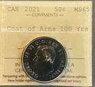 2021 Canada 50 Cents — photo from another recent sale